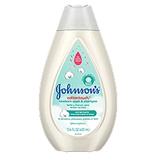 JOHNSON'S BABY CottonTouch Newborn Baby Wash & Shampoo, 13.6 Fluid ounce