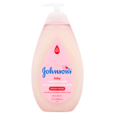 Johnson & Johnson Johnson's Baby Moisture Wash, 27.1 fl oz