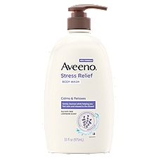 Aveeno Stress Relief with Lavender & Chamomile, Body Wash, 33 Fluid ounce
