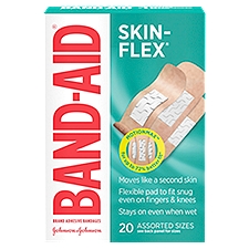 Skin-Flex Adhesive Bandages, Assorted, 20 Count