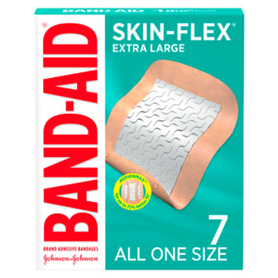 Band-Aid Skin-Flex Adhesive Bandages, Extra Large, 7 count