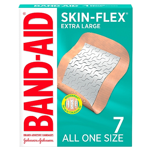 Band-Aid Skin-Flex Adhesive Bandages, Extra Large, 7 count