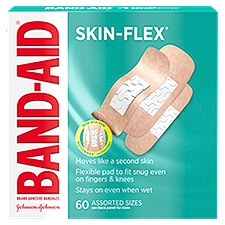 Adhesive Bandages Skin-Flex Assorted, 60 Count