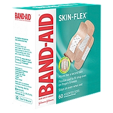 Adhesive Bandages Skin-Flex Assorted, 60 Count