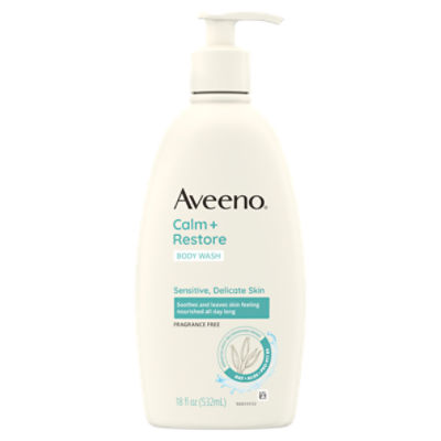 Aveeno Restorative Skin Therapy SulfateFree Body Wash, 18 fl oz