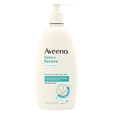 Aveeno Restorative Skin Therapy Sulfate-Free Body Wash, 18 fl oz
