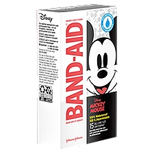 Band-Aid Disney Mickey Mouse, Adhesive Bandages, 15 Each