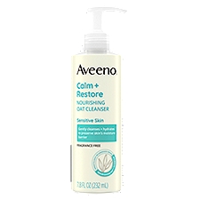 Aveeno Calm+Restore Nourishing Oat, Cleanser, 7.8 Fluid ounce