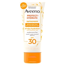Aveeno Protect + Hydrate Broad-Spectrum SPF 30, Sunscreen, 3 Ounce