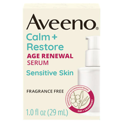 Aveeno Calm + Restore Age Renewal Serum, 1.0 fl oz