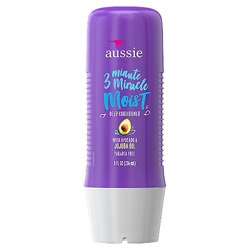 Get 3x the moisture of an ordinary conditioner with this deep conditioning treatment. Aussie 3 Minute Miracle Moist Deep Conditioning Treatment turns dry hair into silky soft tresses.
