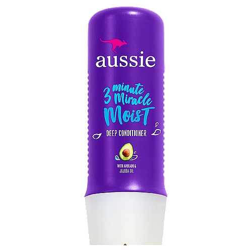 Aussie 3 Minute Miracle Moist Deep Conditioner, 8 fl oz