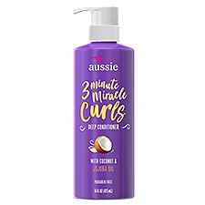 Aussie 3 Minute Miracle Curls Deep Conditioner, 16 Fluid ounce