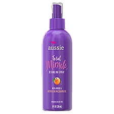 Aussie Total Miracle Detangling Spray Apricot Macadamia, 8 Fluid ounce