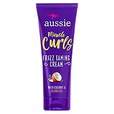 Aussie Miracle Curls Frizz Taming Cream, 6.8 oz