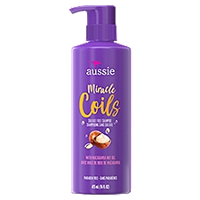 Aussie Miracle Coils Sulfate Free Shampoo, 16 fl oz