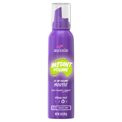 Aussie Instant 24 Hr Volume Mousse, 6 oz