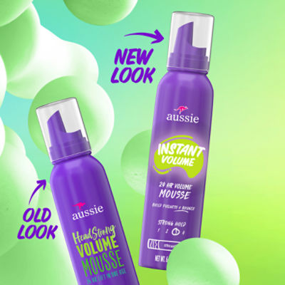 Aussie Instant 24 Hr Volume Mousse, 6 oz
