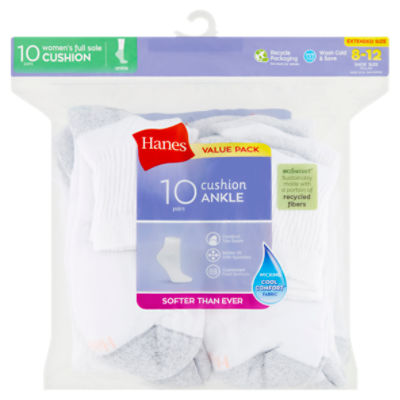 Hanes Ladies Hi Cut Underwear 10pk Sz 8, 10 pk - ShopRite