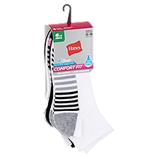 Hanes X-Temp Comfort Fit Ankle Women's Socks, Shoe Size 5-9, 6 pair