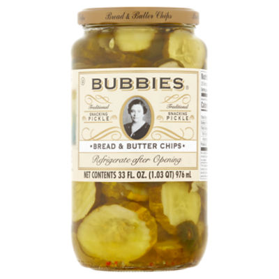 Bubbies Bread & Butter Chips, 33 fl oz ShopRite