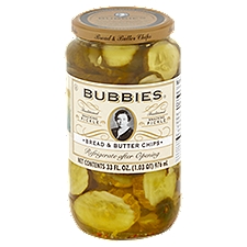 Bubbies Pickle - Bread & Butter Chips, 33 Fluid ounce