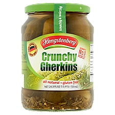 Hengstenberg Crunchy, Gherkins, 24.3 Ounce