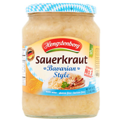 Hengstenberg Bavarian Style Sauerkraut, 24 oz