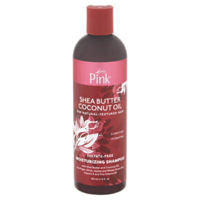 Luster's Pink Shea Butter Coconut Oil Moisturizing Shampoo, 12 fl oz