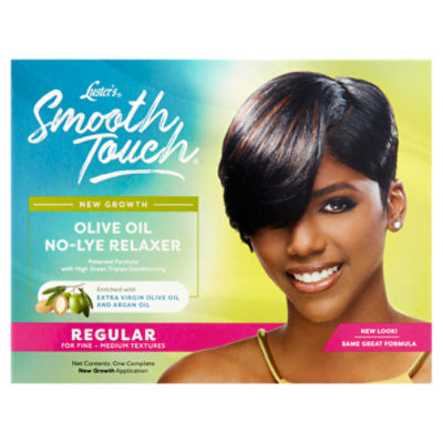 Luster's Smooth Touch Regular Olive Oil No-Lye Relaxer Kit, 1 Each