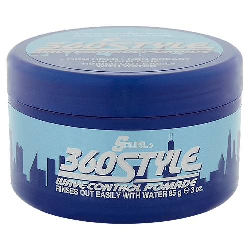 SCurl 360 Style Wave Control Pomade, 3 oz