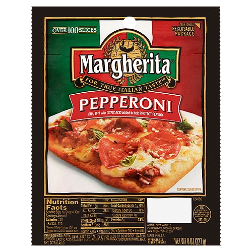 Margherita Pepperoni, 8 oz