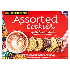 La Moderna Assorted Cookies, 8 oz, 2 count