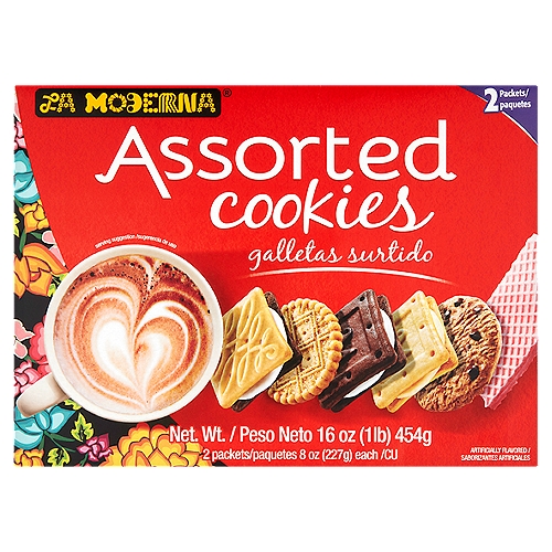 La Moderna Assorted Cookies, 8 oz, 2 count