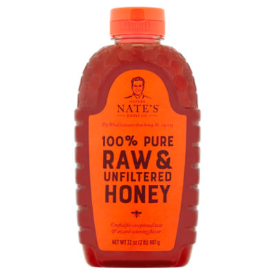 Nature Nate's 100% Pure Raw & Unfiltered Honey, 32 oz