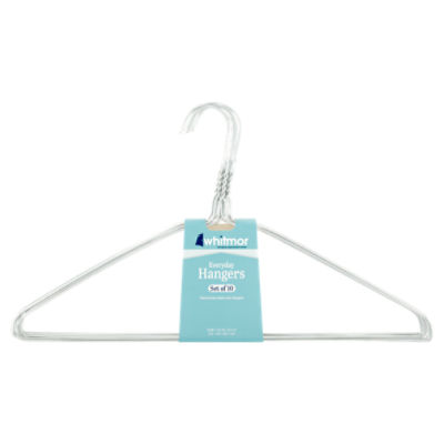 Whitmor Everyday Hangers, 10 count
