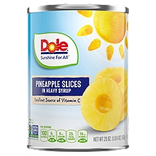 Dole Pineapple Slices in Heavy Syrup, 20 oz
