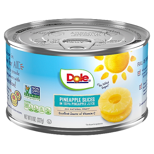 Dole Pineapple Slices In 100