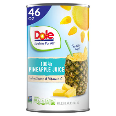 Dole 100% Pineapple Juice, 46 fl oz