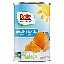 Dole Mandarin Oranges in Light Syrup, 15 oz, 15 Ounce