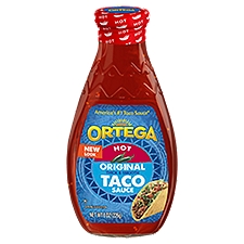 Ortega Thick & Smooth, Taco Sauce, 8 Ounce