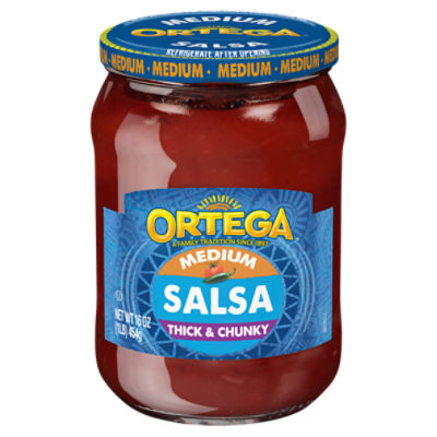Ortega Salsa - Thick & Chunky Medium, 16 oz - Price Rite