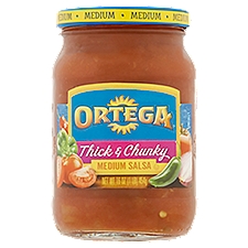Ortega Thick & Chunky Medium Salsa, 16 Ounce