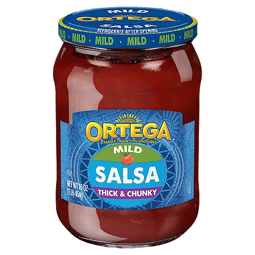 Ortega Mild Thick & Chunky Salsa, 16 oz