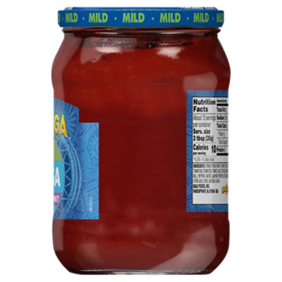 Taco Bell Mild Thick N' Chunky Salsa, 16 oz Jar 