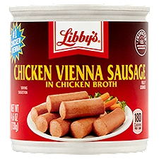 Libby's Chicken Vienna Sausage, Chicken Broth, 4.6 Ounce