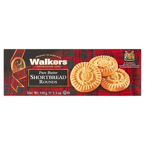Walkers Pure Butter Shortbread Rounds, 5.3 oz