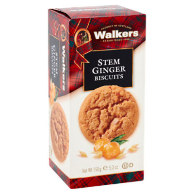Walkers Stem Ginger Biscuits, 5.3 oz