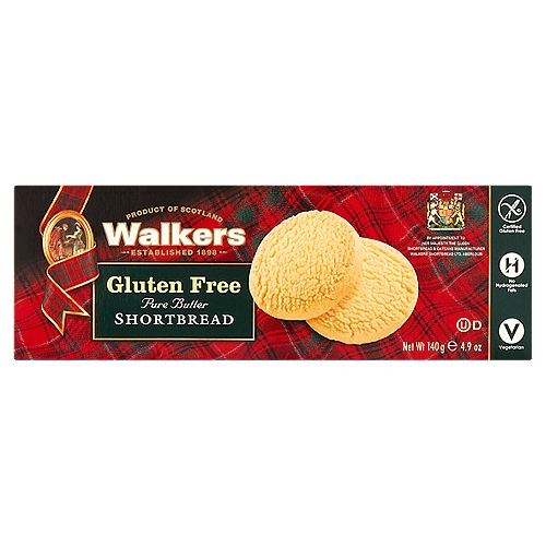 Walkers Gluten Free Pure Butter Shortbread, 4.9 oz