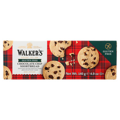 Walkers Gluten Free Pure Butter Chocolate Chip Shortbread, 4.9 oz